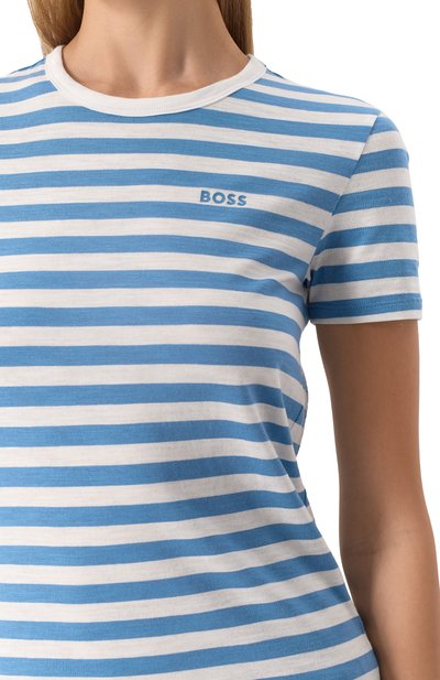 Хлопковая футболка BOSS ORANGE, арт. 50504192, фото 5