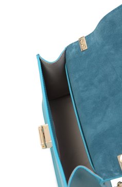 Женская сумка furla 1927 mini FURLA бирюзового цвета, арт. BAFKACO/ARE000 | Фото 5 (Материал: Натуральная кожа; Ремень/цепочка: На ремешке; Размер: mini)