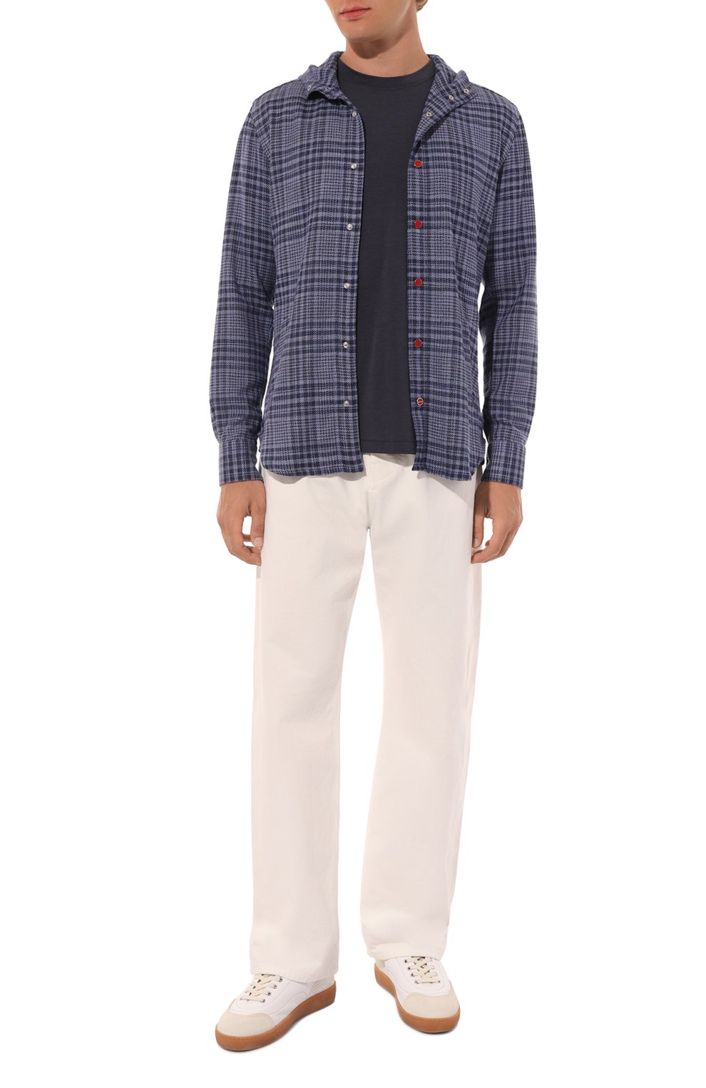 Рубашка из шерсти и шелка KITON, арт. UMCMARK0643C, фото 2