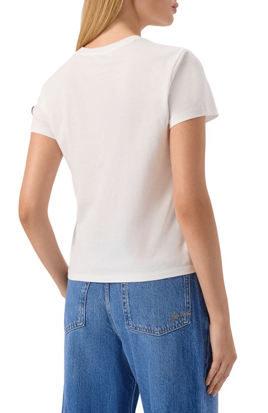 Хлопковая футболка Frame Denim WF25JTE012 Белый  WF25JTE012 Фото 4