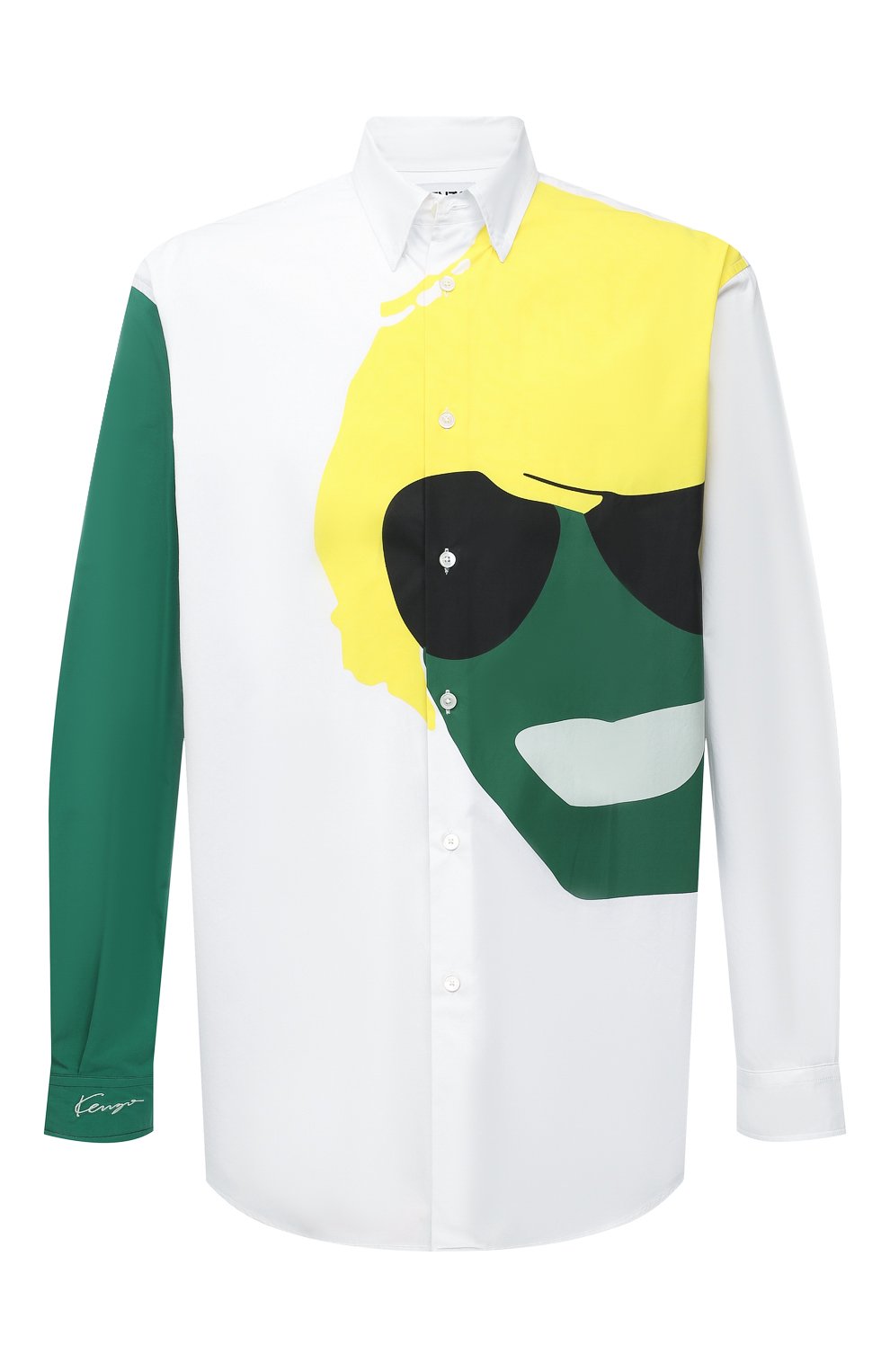 Хлопковая рубашка KENZO, арт. FC55CH4265DE, фото 1