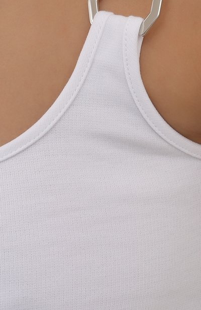 Хлопковый топ THE ATTICO белого цвета по цене 42950 руб., арт. 213WCT56/C040, фото 5 Хлопковый топ THE ATTICO, арт. 213WCT56/C040, фото 5