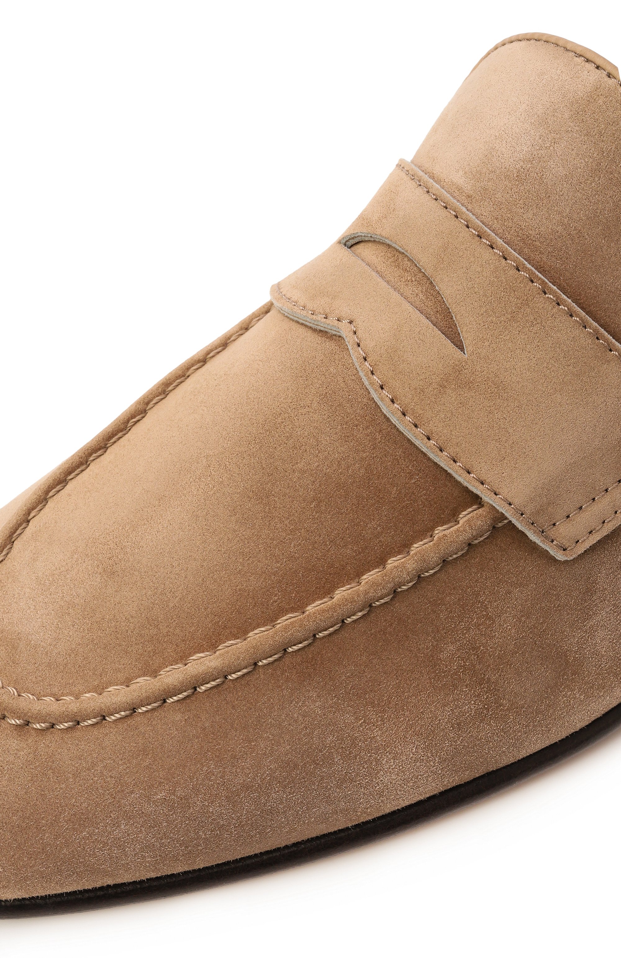 Замшевые пенни-лоферы BRUNELLO CUCINELLI, арт. MZUCAHG730, фото 7