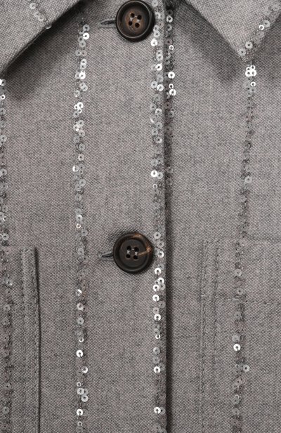 Шерстяная рубашка BRUNELLO CUCINELLI, арт. BB122S004C, фото 3