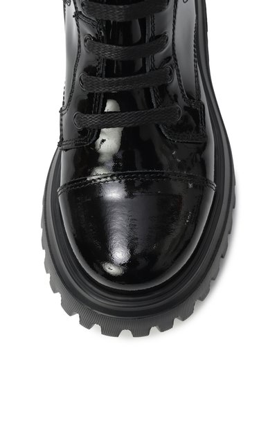 Кожаные ботинки DOLCE & GABBANA, арт. D11360/A9A81/27-36, фото 4