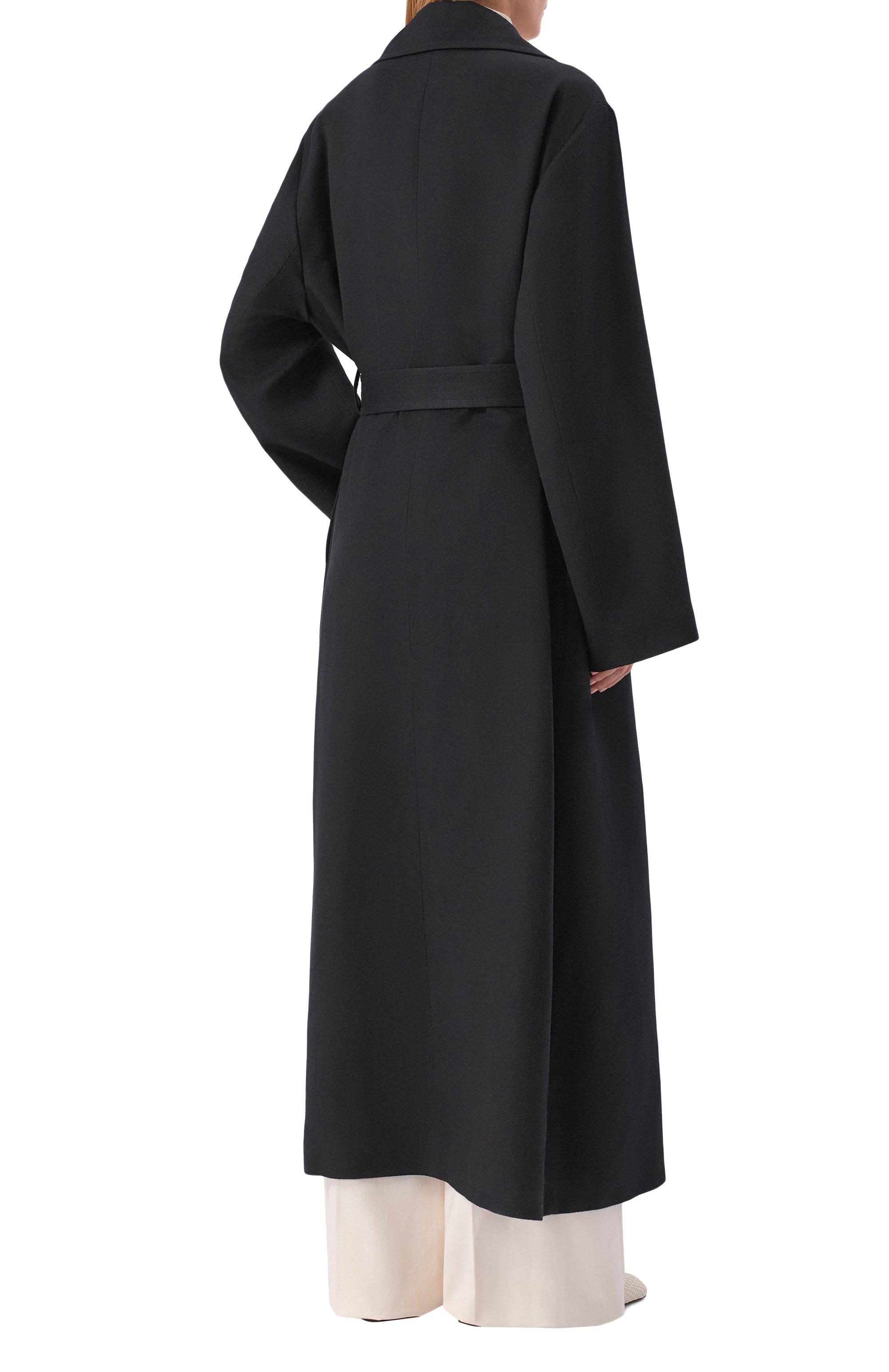 Пальто из кашемира и шелка LORO PIANA темно-синего цвета по цене 1130000 руб., арт. FAN2742, фото 4 Пальто из кашемира и шелка LORO PIANA, арт. FAN2742, фото 4