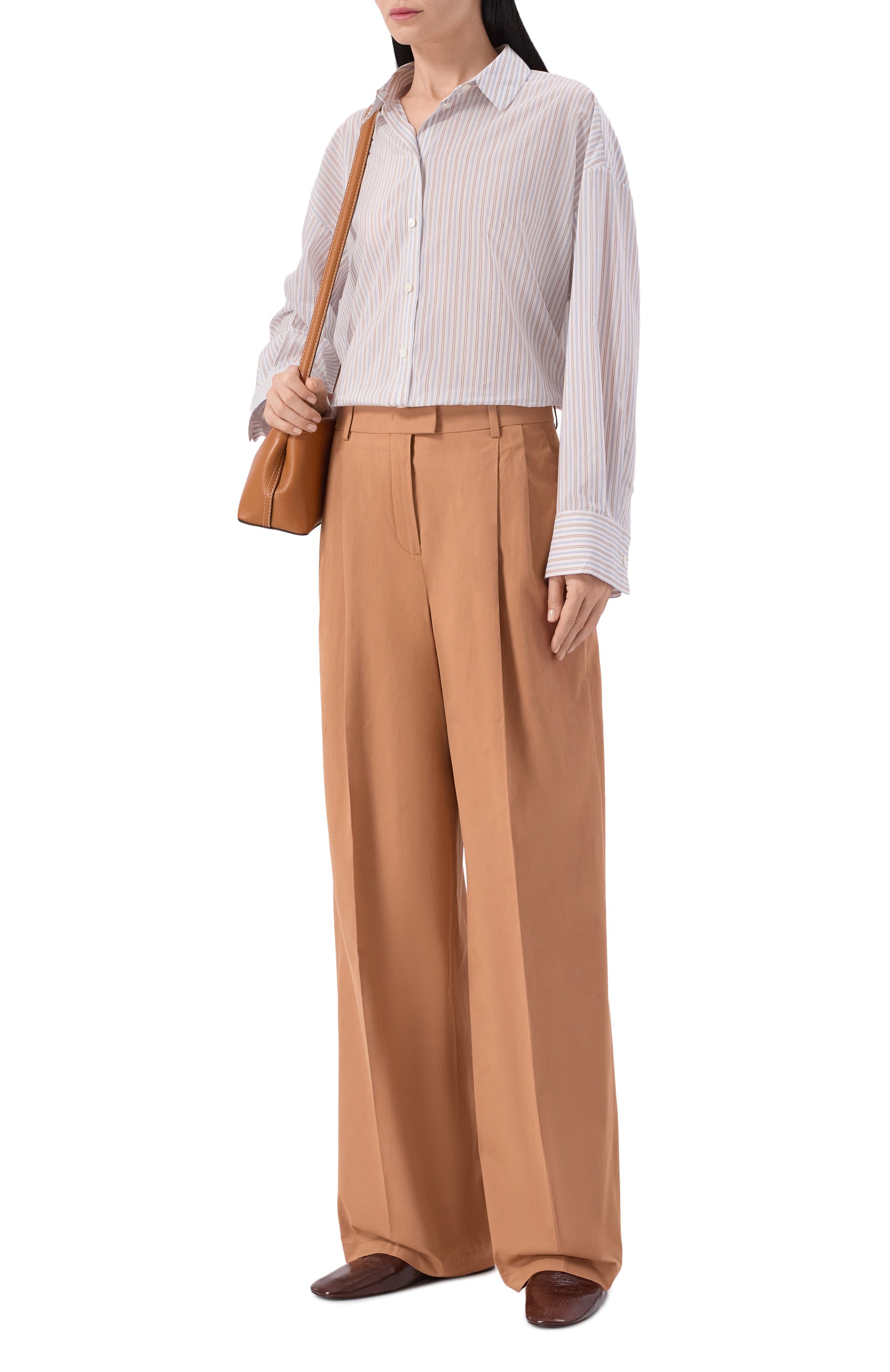 Рубашка из хлопка и шелка 12 STOREEZ, арт. 137133, фото 2