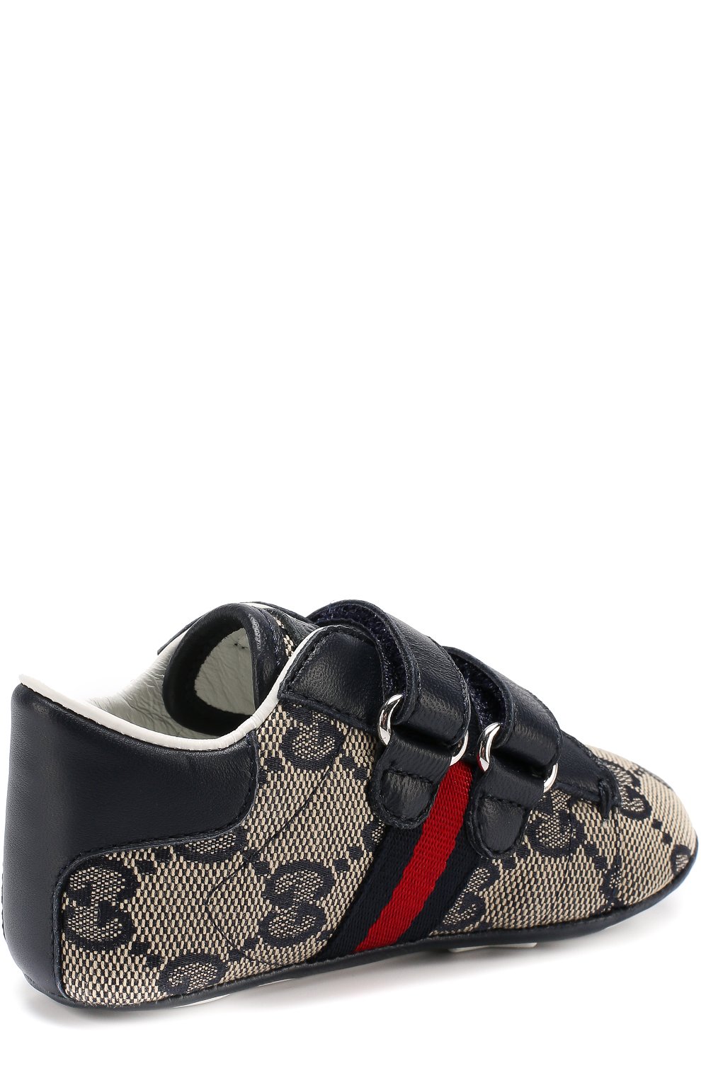 Комбинированные пинетки с застежками велькро GUCCI, арт. 285212/KY9C0, фото 3