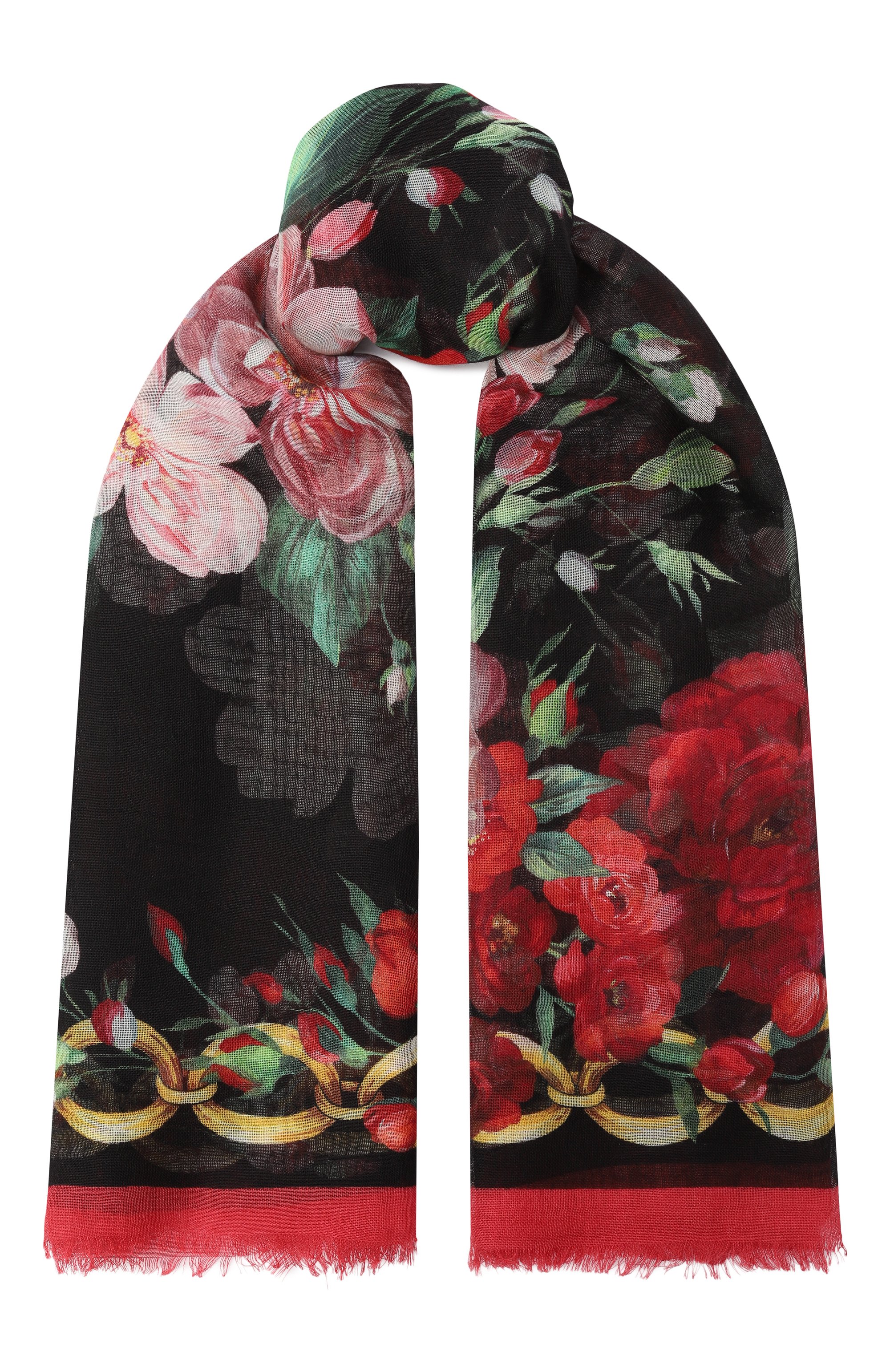 Шаль из кашемира и шелка DOLCE & GABBANA, арт. FS209A/GDC4Z, фото 1