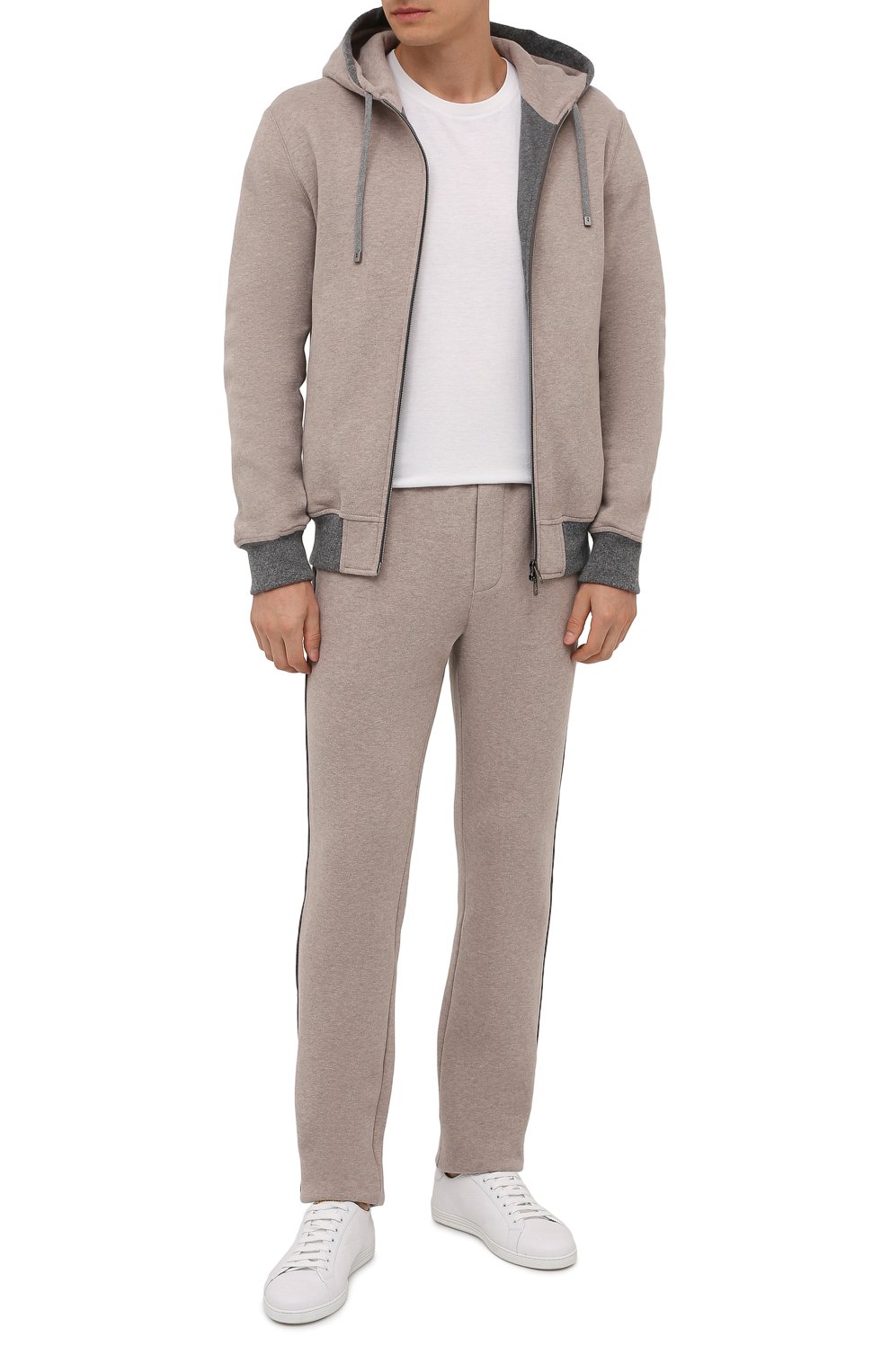 Спортивный костюм из хлопка и кашемира CAPOBIANCO, арт. 11MT30.FW00., фото 1