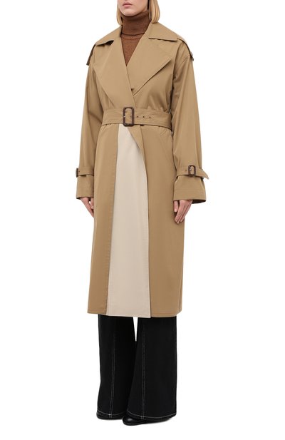 Хлопковый тренч VICTORIA BECKHAM, арт. 1320WCT001466A, фото 3