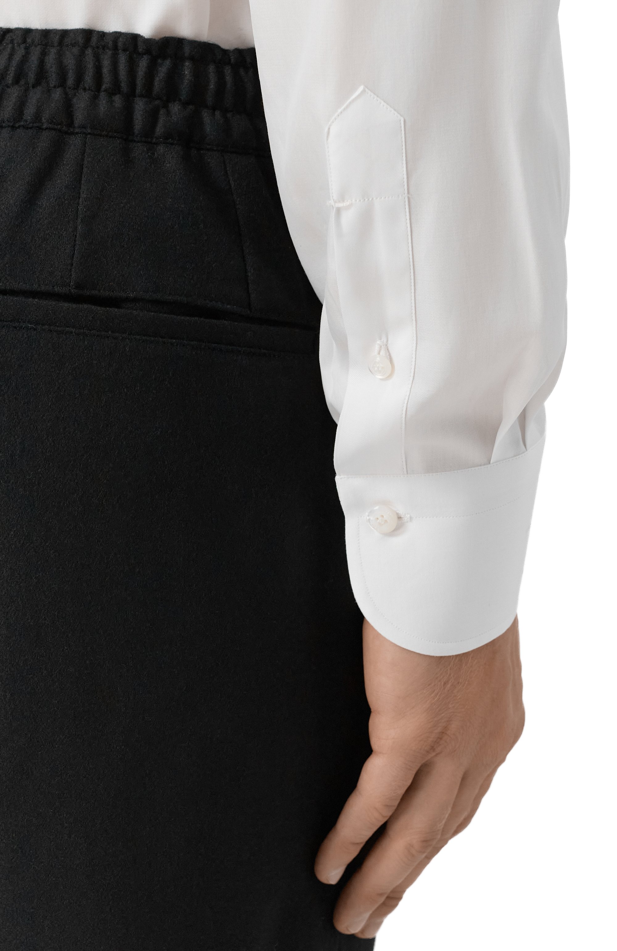 Хлопковая сорочка FINAMORE 1925 белого цвета по цене 54050 руб., арт. 170/2 N/C0495Z, фото 5 Хлопковая сорочка FINAMORE 1925, арт. 170/2 N/C0495Z, фото 5