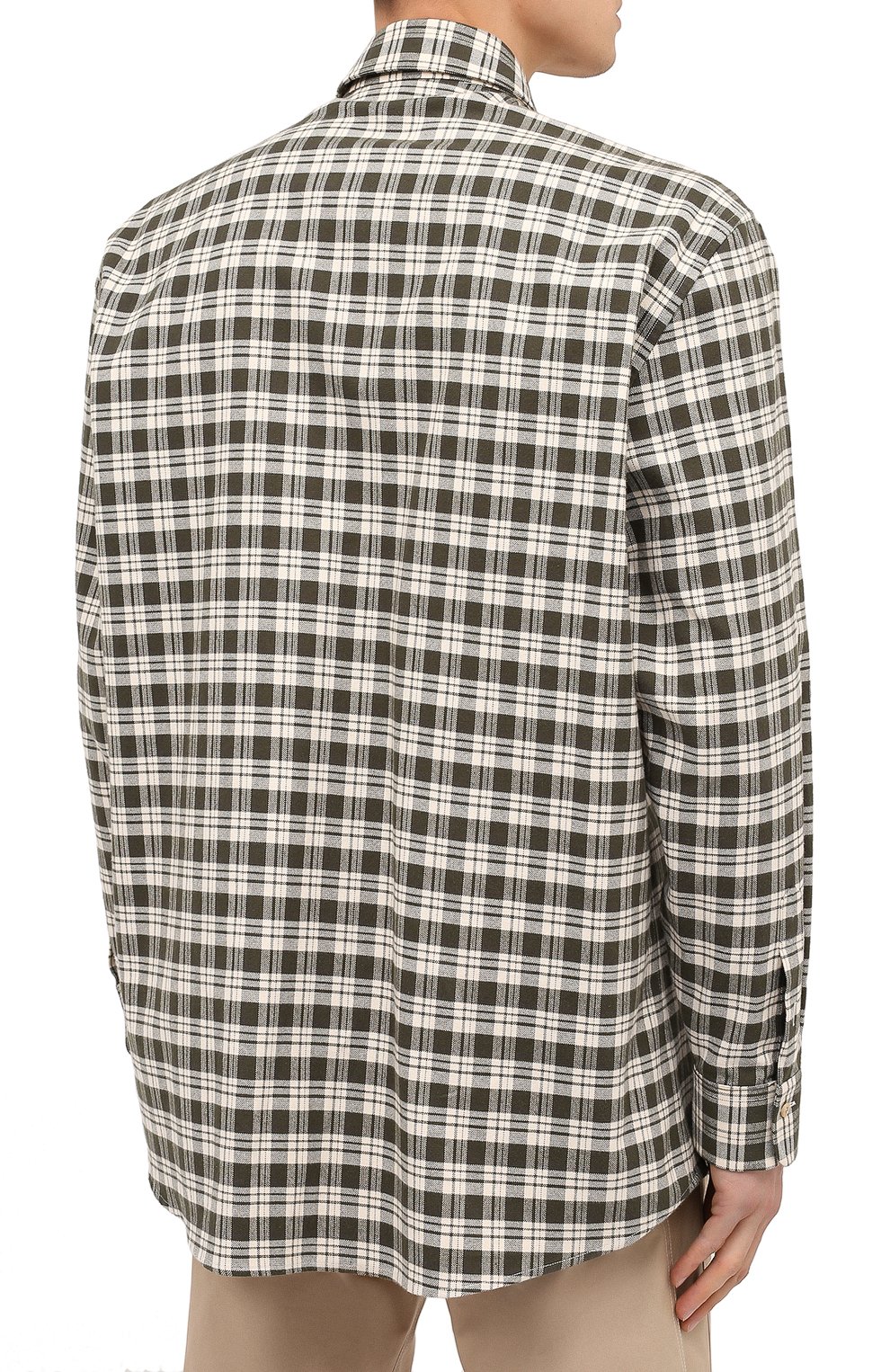 Хлопковая рубашка GUCCI, арт. 633460/ZAFD3, фото 4