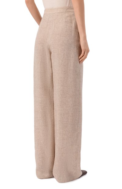 Льняные брюки EMPORIO ARMANI, арт. EW003973/TE10381, фото 4