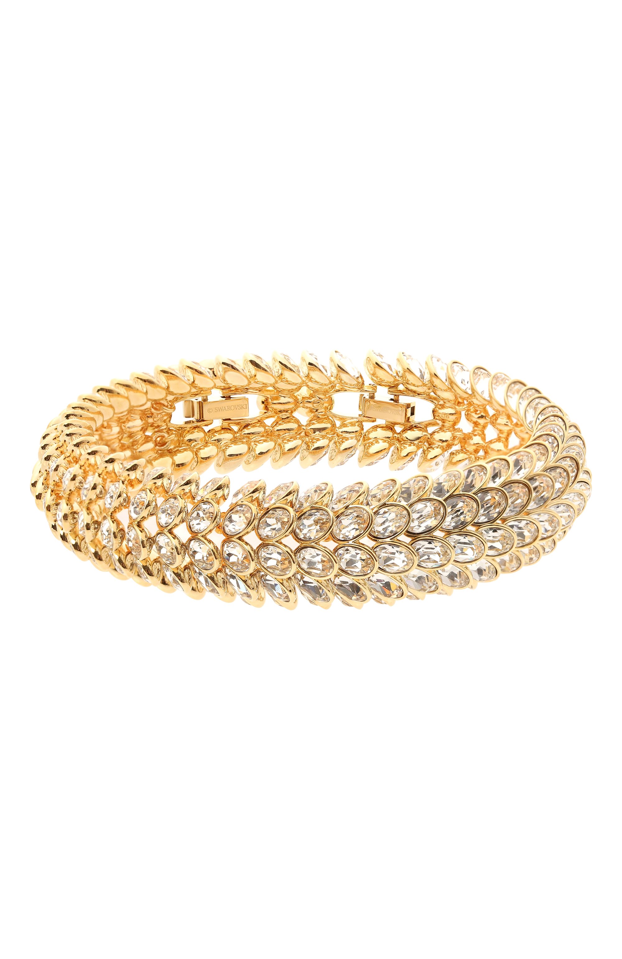 Браслет idyllia SWAROVSKI золотого цвета по цене 92400 руб., арт. 5723540, фото 1 Браслет idyllia SWAROVSKI, арт. 5723540, фото 1