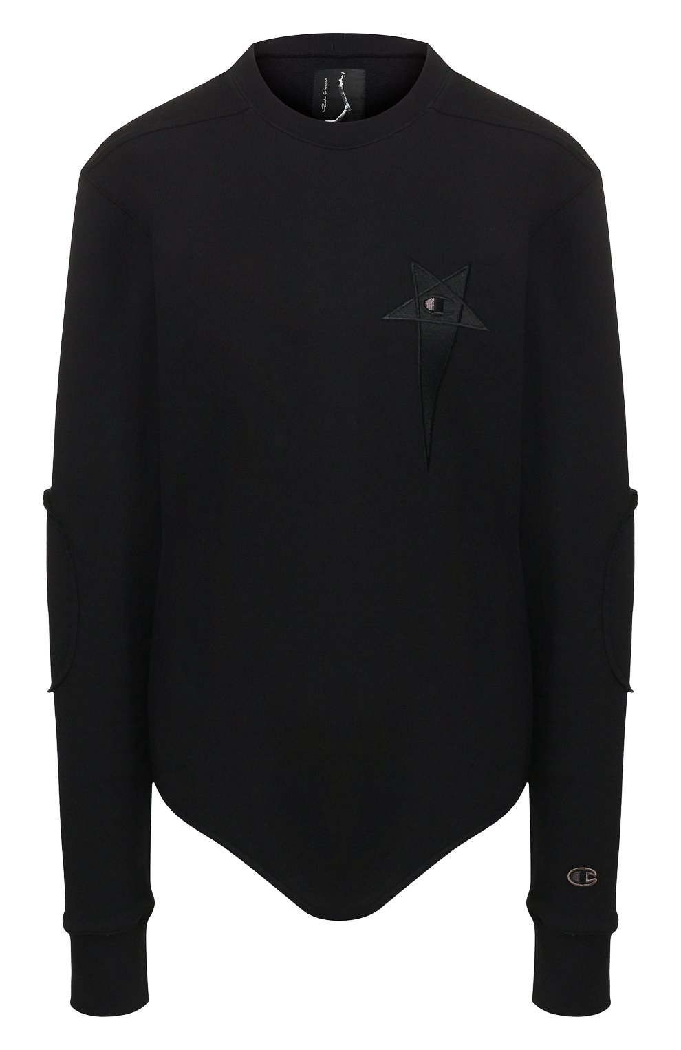 Хлопковый свитшот rick owens x champion RICK OWENS, арт. CW20S0008/113639, фото 1