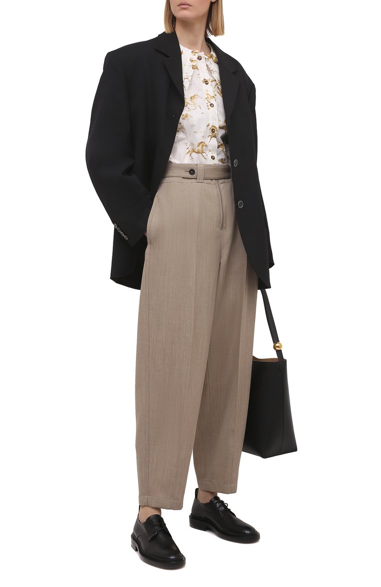 Шерстяные брюки JIL SANDER, арт. JSPS311205-WS202600, фото 2