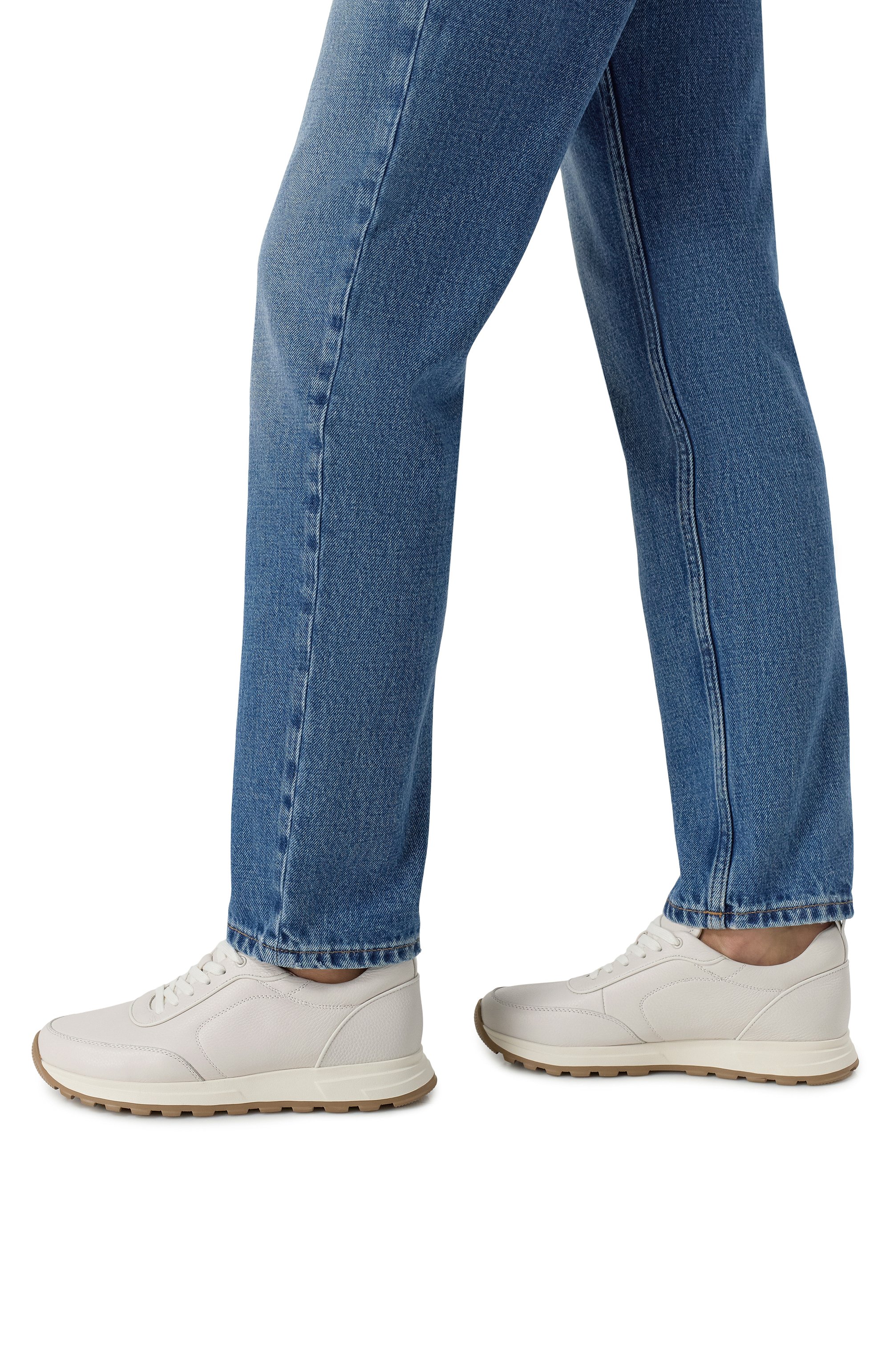 Кожаные кроссовки 12 STOREEZ, арт. 128481, фото 3