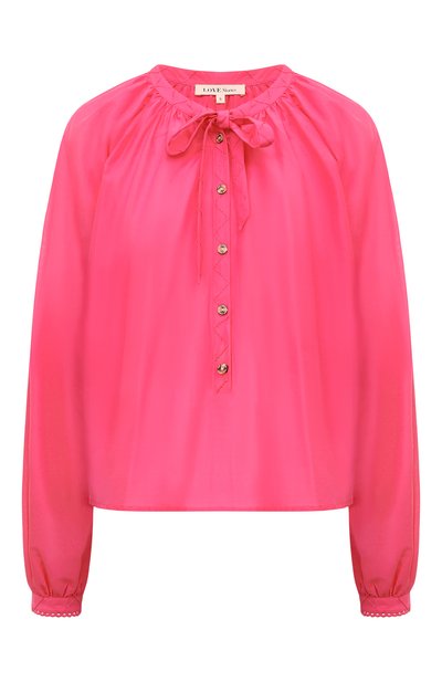 Женская блузка из хлопка и шелка LOVE STORIES, арт. L2423231-525