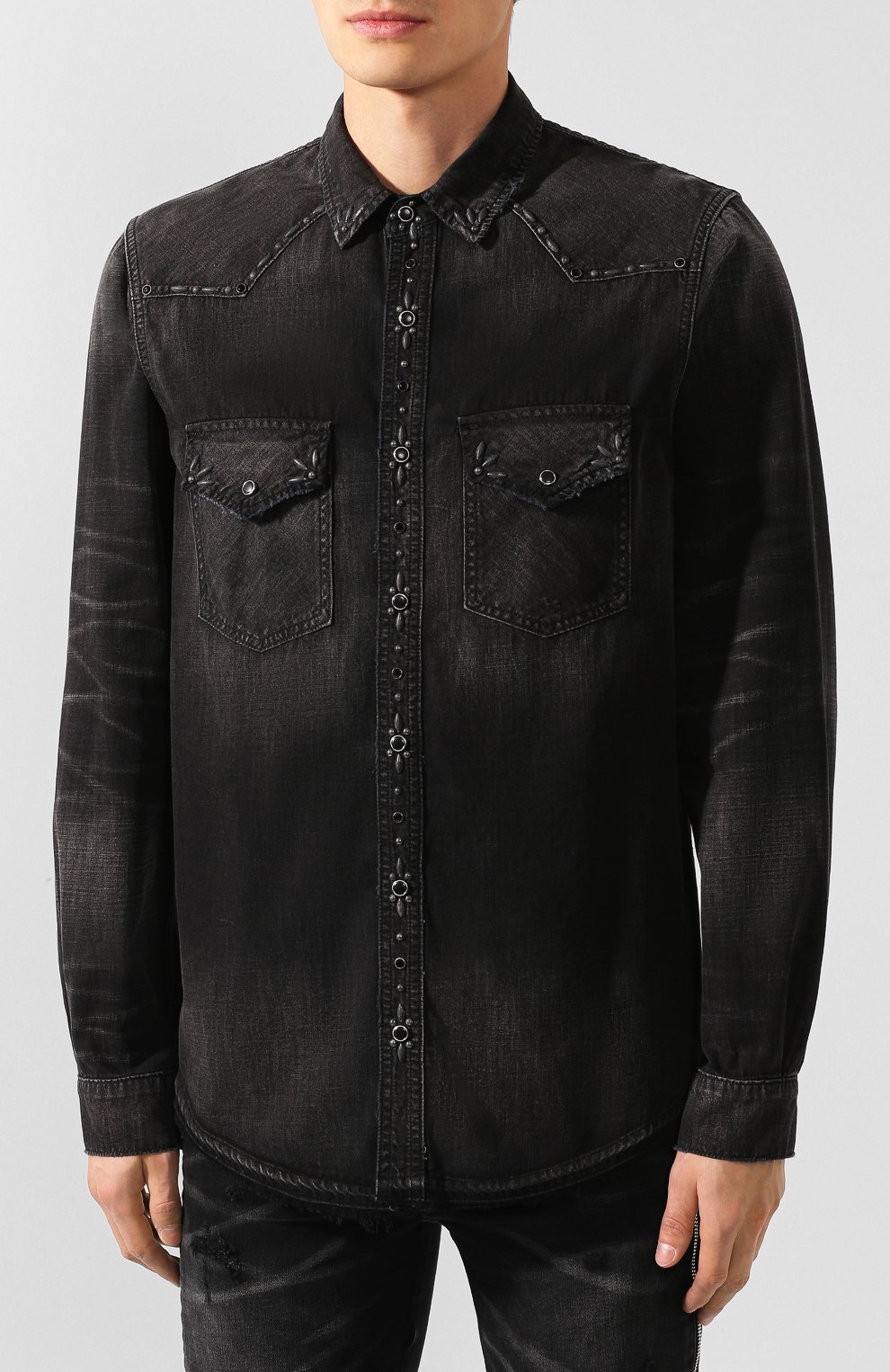 Джинсовая рубашка AMIRI, арт. W9M06266DE, фото 3