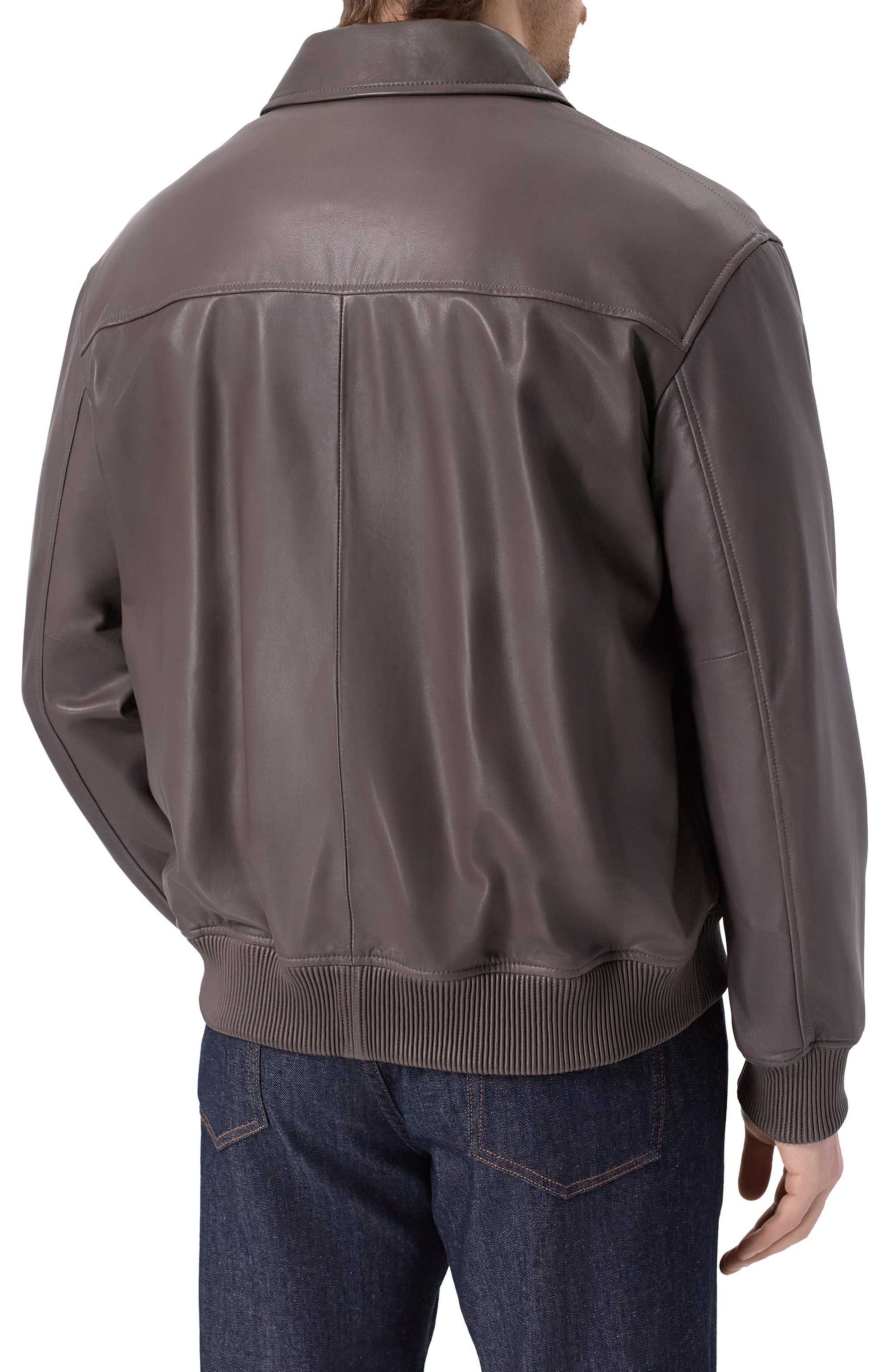 Кожаный бомбер MVST, арт. 54205/48-56, фото 4