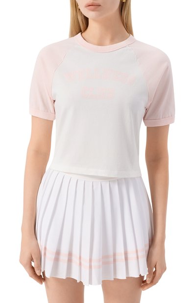 Хлопковая футболка SPORTY AND RICH, арт. T0084620010WH55, фото 3