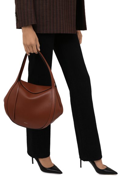 Сумка lin medium WANDLER светло-коричневого цвета по цене 97650 руб., арт. LIN BAG, фото 2 Сумка lin medium WANDLER, арт. LIN BAG, фото 2