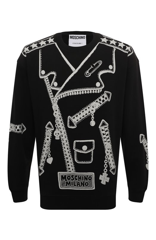 

Хлопковый свитшот Moschino, Чёрный