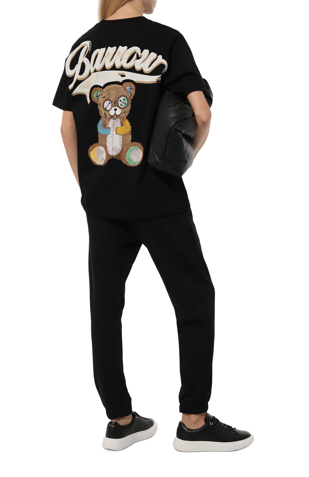 Футболка BARROW черного цвета по цене 10750 руб., арт. F4BWW0TH073, фото 2 Футболка BARROW, арт. F4BWW0TH073, фото 2