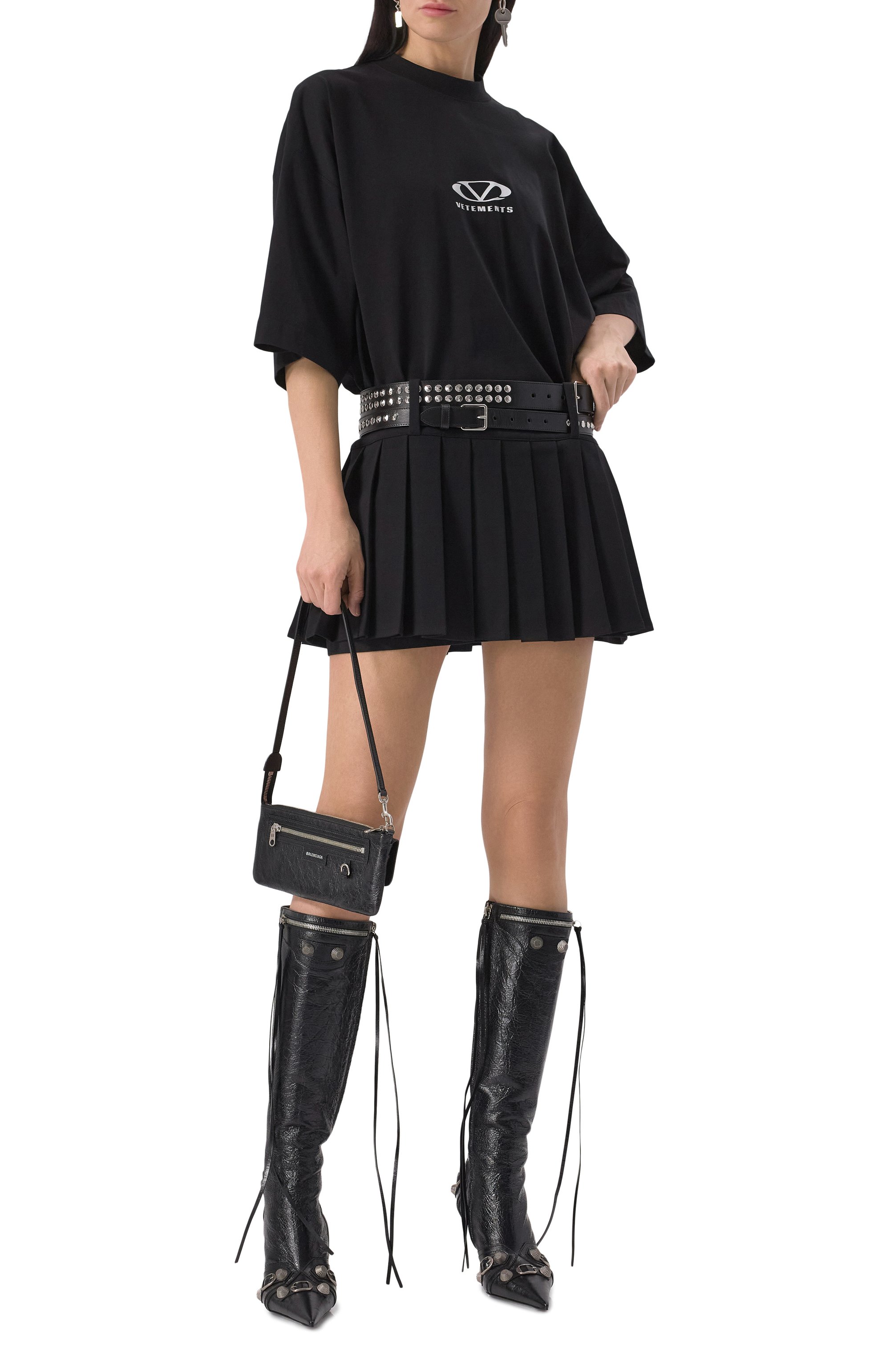 Хлопковая футболка VETEMENTS, арт. UA66TR605BW, фото 2