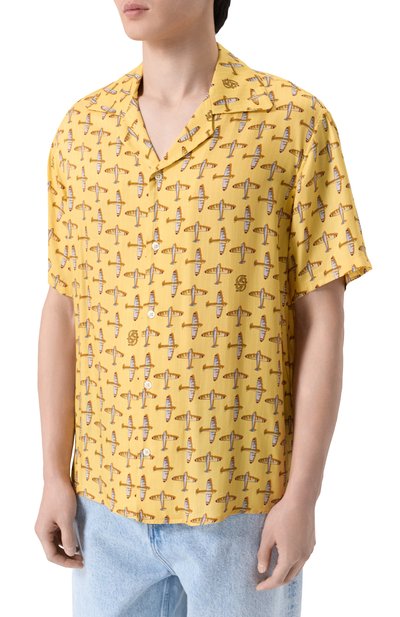 Рубашка из вискозы DROLE DE MONSIEUR, арт. J-SH230-VI028-YL, фото 3