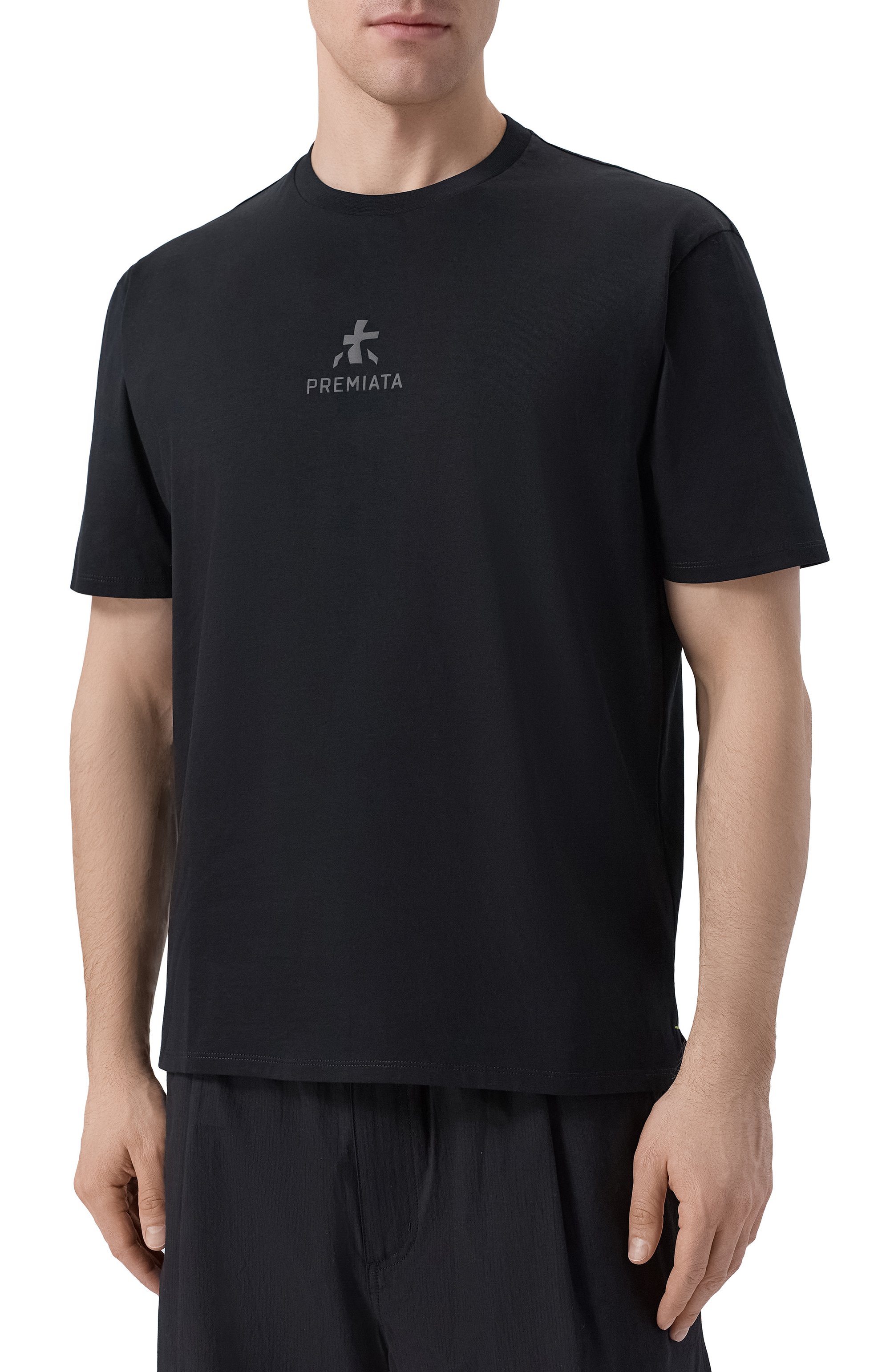 Хлопковая футболка PREMIATA черного цвета по цене 11200 руб., арт. PA1017, фото 3 Хлопковая футболка PREMIATA, арт. PA1017, фото 3