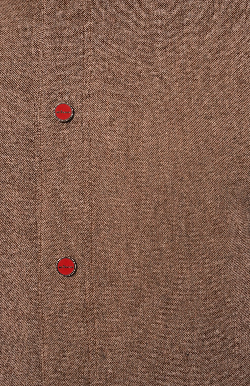 Хлопковая рубашка KITON коричневого цвета по цене 85700 руб., арт. UMCMARH0906109, фото 5 Хлопковая рубашка KITON, арт. UMCMARH0906109, фото 5