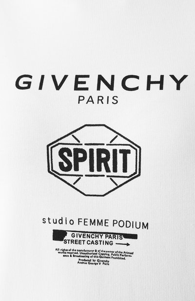 Хлопковое худи GIVENCHY, арт. BW70643Z33, фото 5