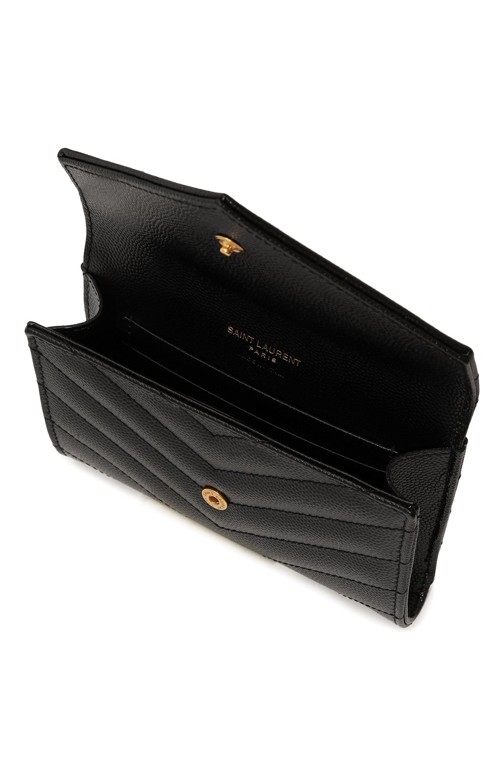 Кожаный кошелек monogram SAINT LAURENT, арт. 414404/B0W01, фото 3