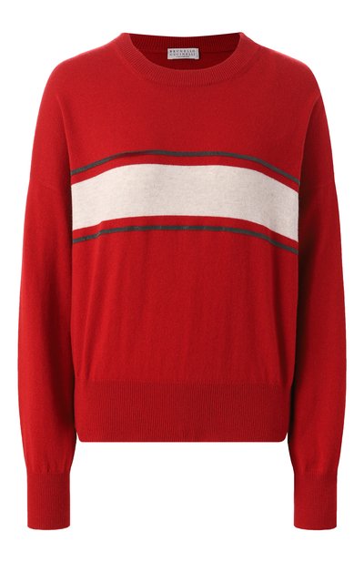 Женский пуловер из шерсти и кашемира BRUNELLO CUCINELLI, арт. M16194600