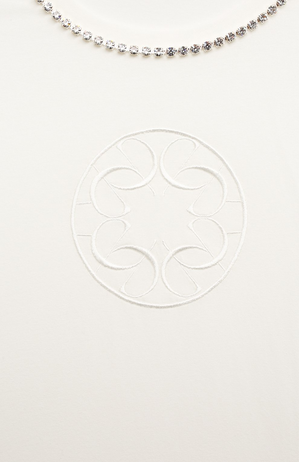 Хлопковая футболка ELIE SAAB JUNIOR, арт. EFTS001 TS0029/7A-12A, фото 3