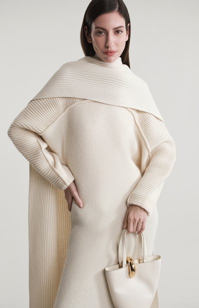 Шерстяной шарф JIL SANDER, арт. J40ZZ0152/J14737, фото 5