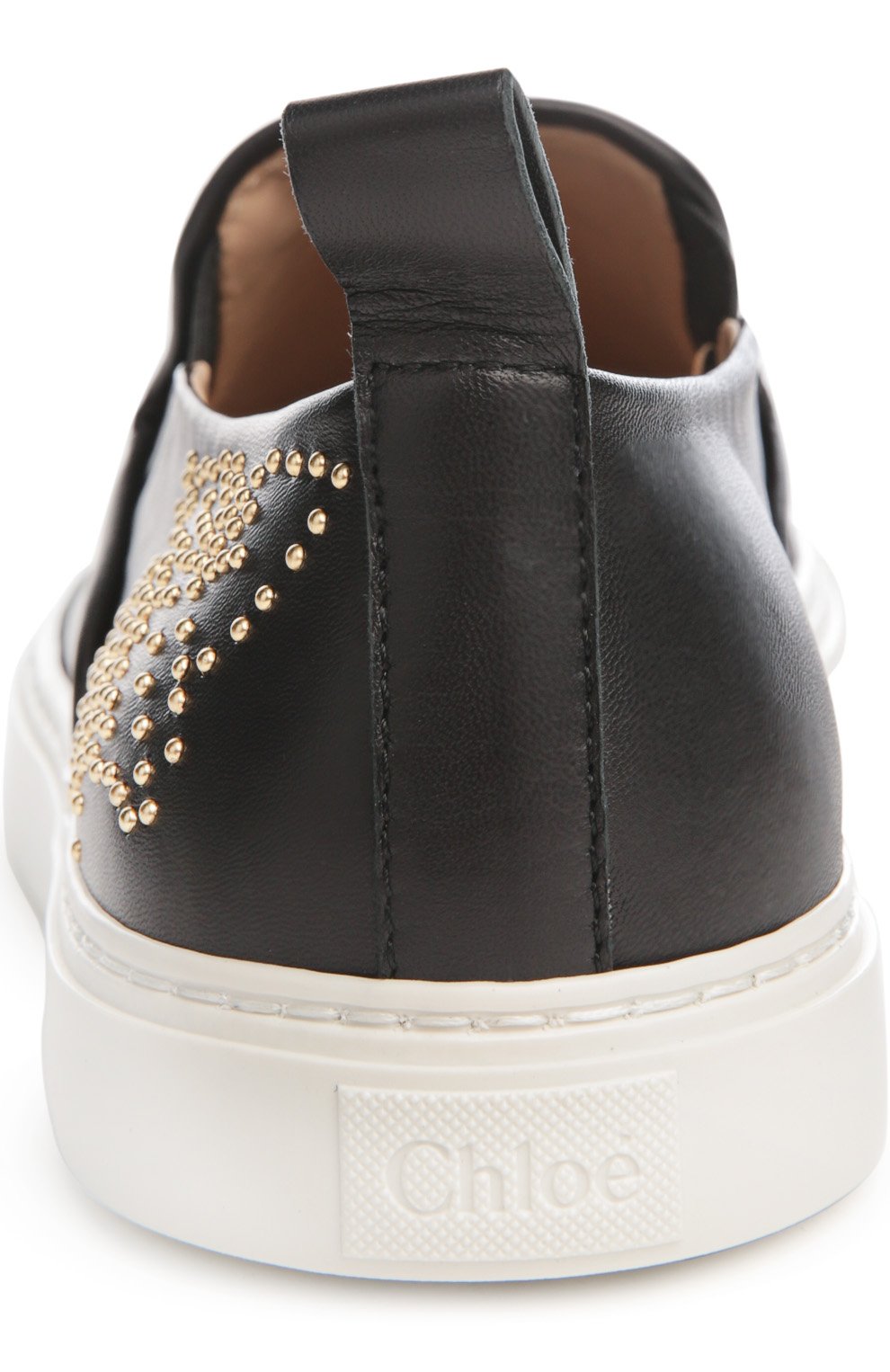 Кожаные слипоны susanna с заклепками CHLOÉ, арт. CH26142/NAPPA DREAM SHEEPSKIN, фото 3