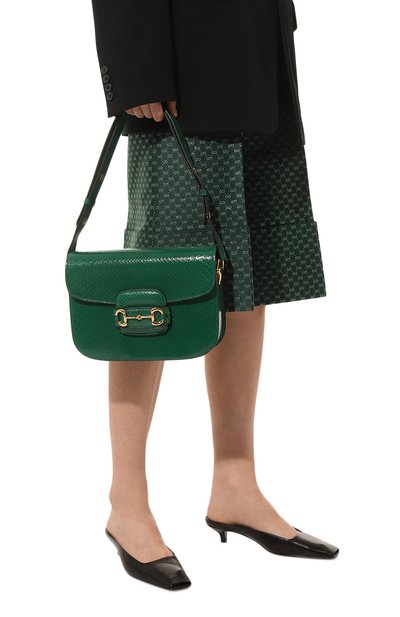 Сумка 1955 horsebit small из кожи питона GUCCI, арт. 602204 LJM0G, фото 2