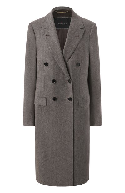 Женское пальто из шерсти и кашемира KITON, арт. D58608K0104E10