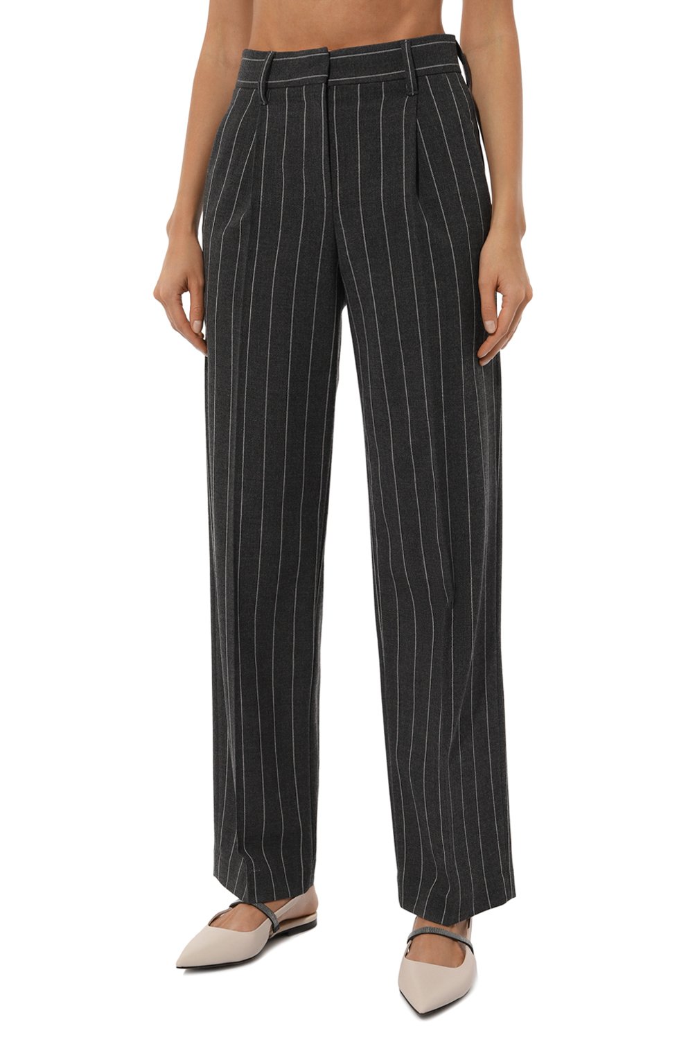 Шерстяные брюки BRUNELLO CUCINELLI, арт. MP585P8708, фото 3