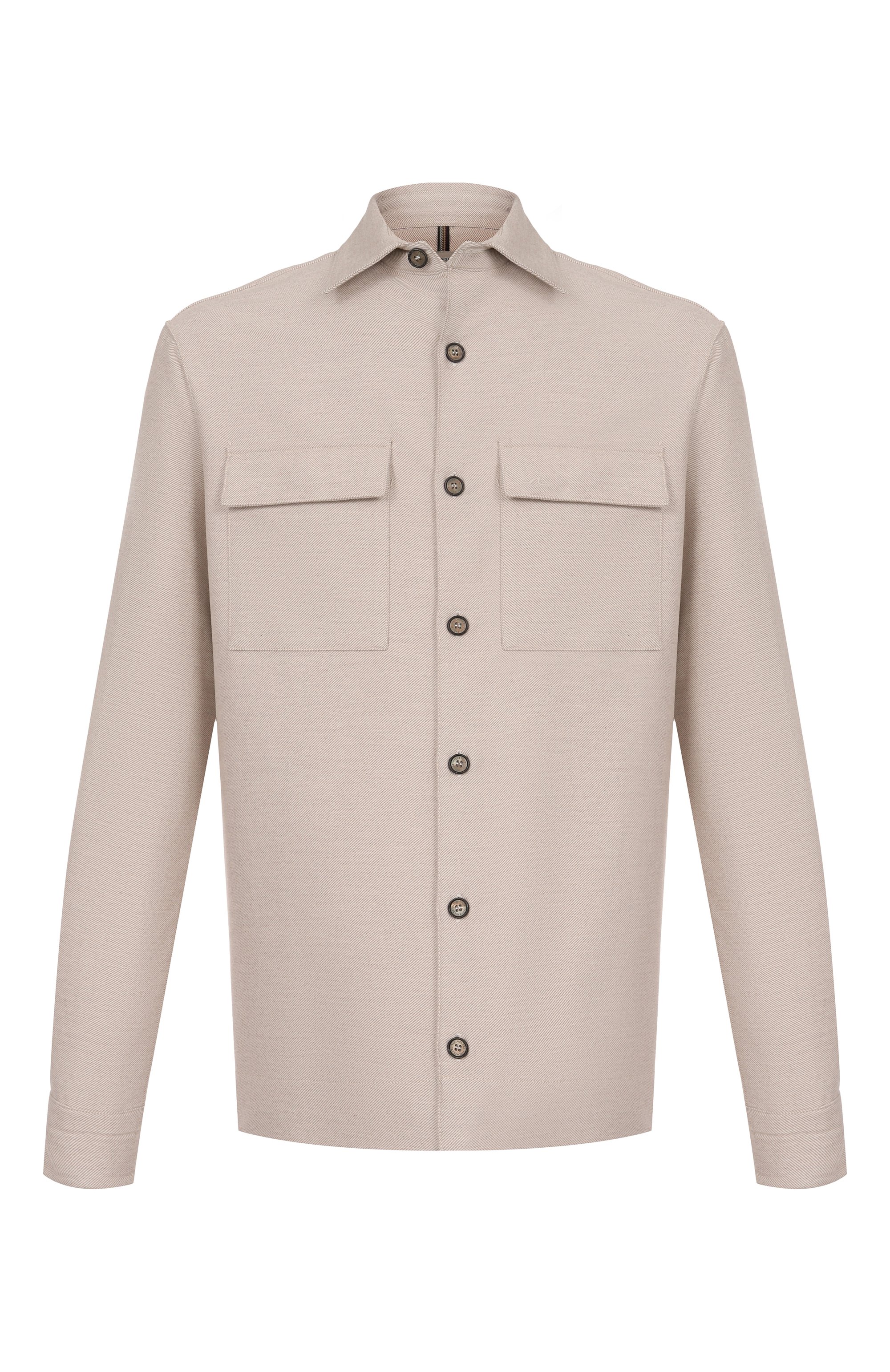 Рубашка из хлопка и кашемира PAUL&SHARK, арт. 15313346, фото 1