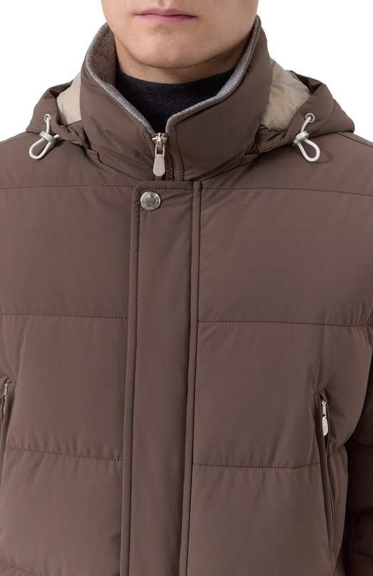Пуховик Brunello Cucinelli MM4911823 Коричневый  MM4911823 Фото 5
