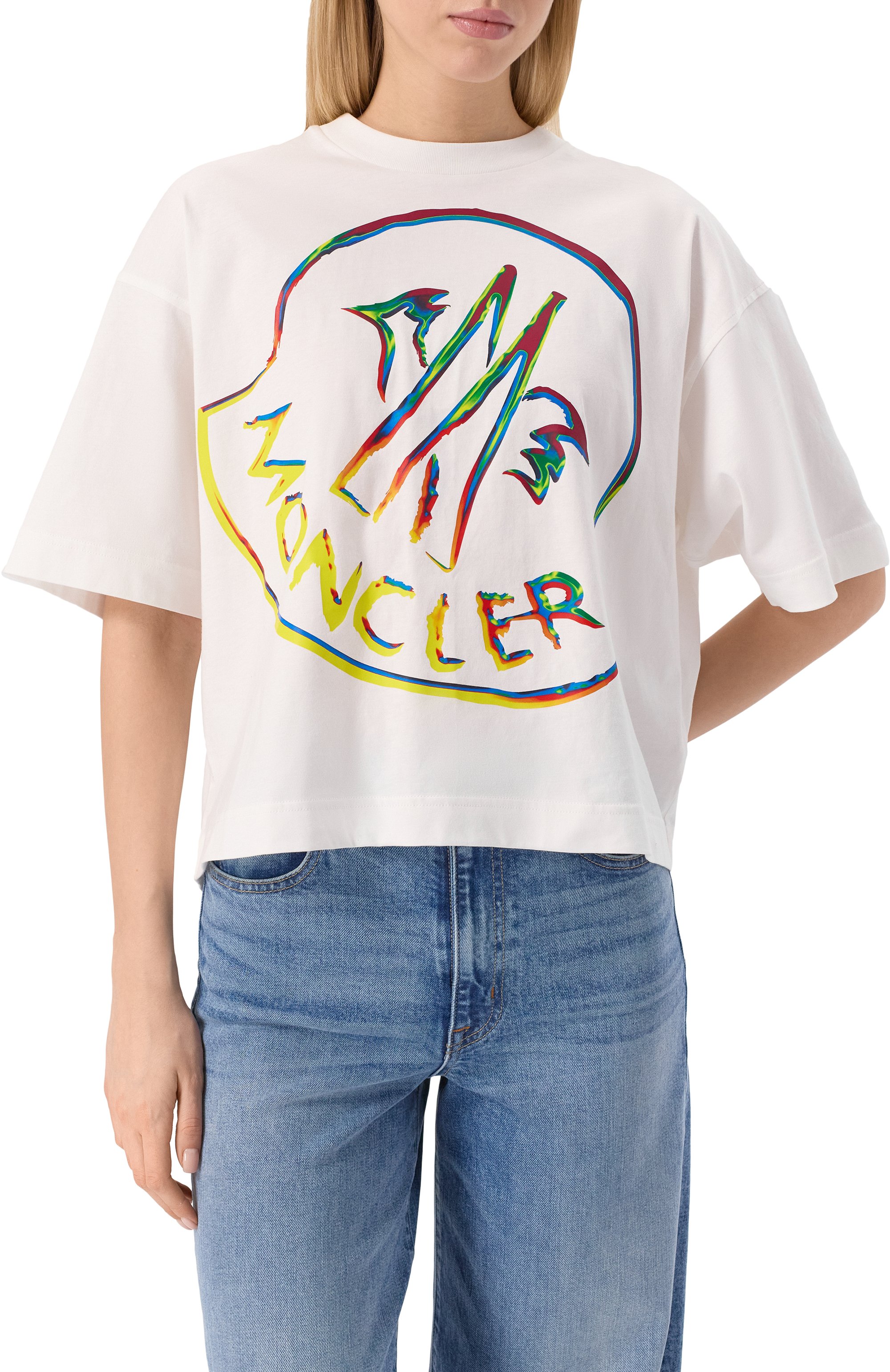 Хлопковая футболка MONCLER, арт. 8C00026/899SP, фото 3