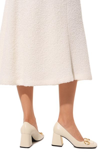 Кожаные туфли horsebit GUCCI, арт. 643886 C9D00, фото 3