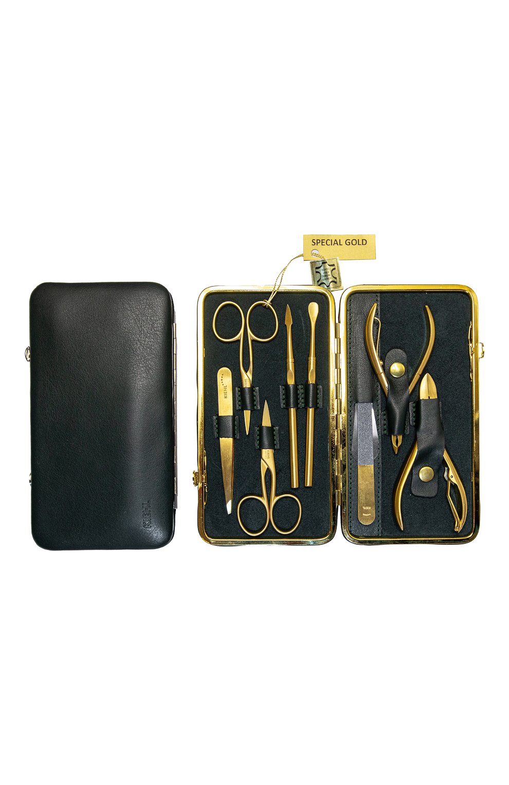 Маникюрный набор KIEHL SOLINGEN, арт. 9538/22G Special Gold FOREST GREEN, фото 1