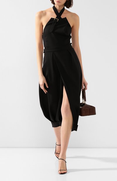 Шерстяное платье PROENZA SCHOULER черного цвета по цене 191000 руб., арт. R2013006-AW090, фото 2 Шерстяное платье PROENZA SCHOULER, арт. R2013006-AW090, фото 2