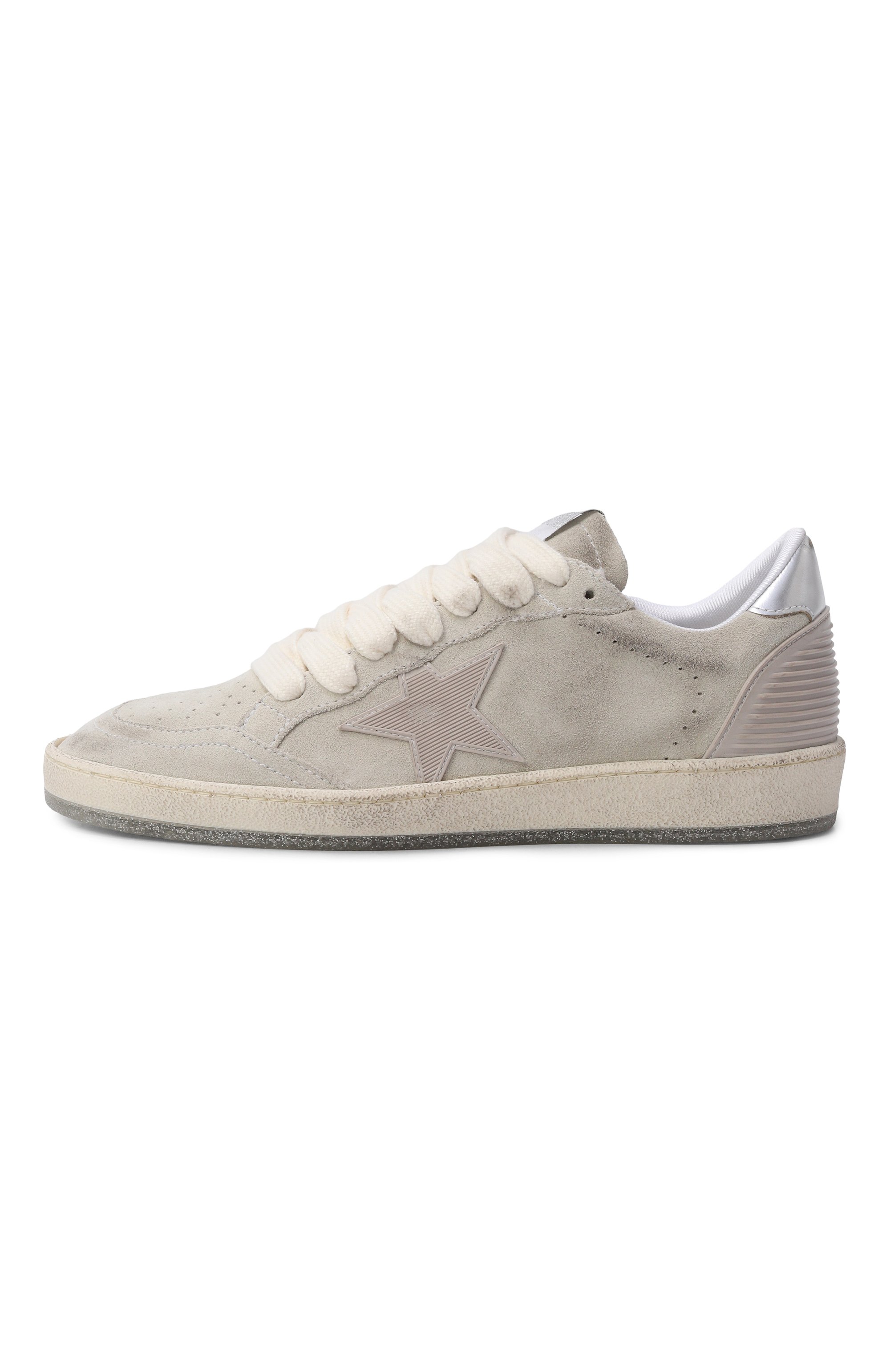 Замшевые кеды ball star GOLDEN GOOSE DELUXE BRAND, арт. GWF00913.F008069, фото 4