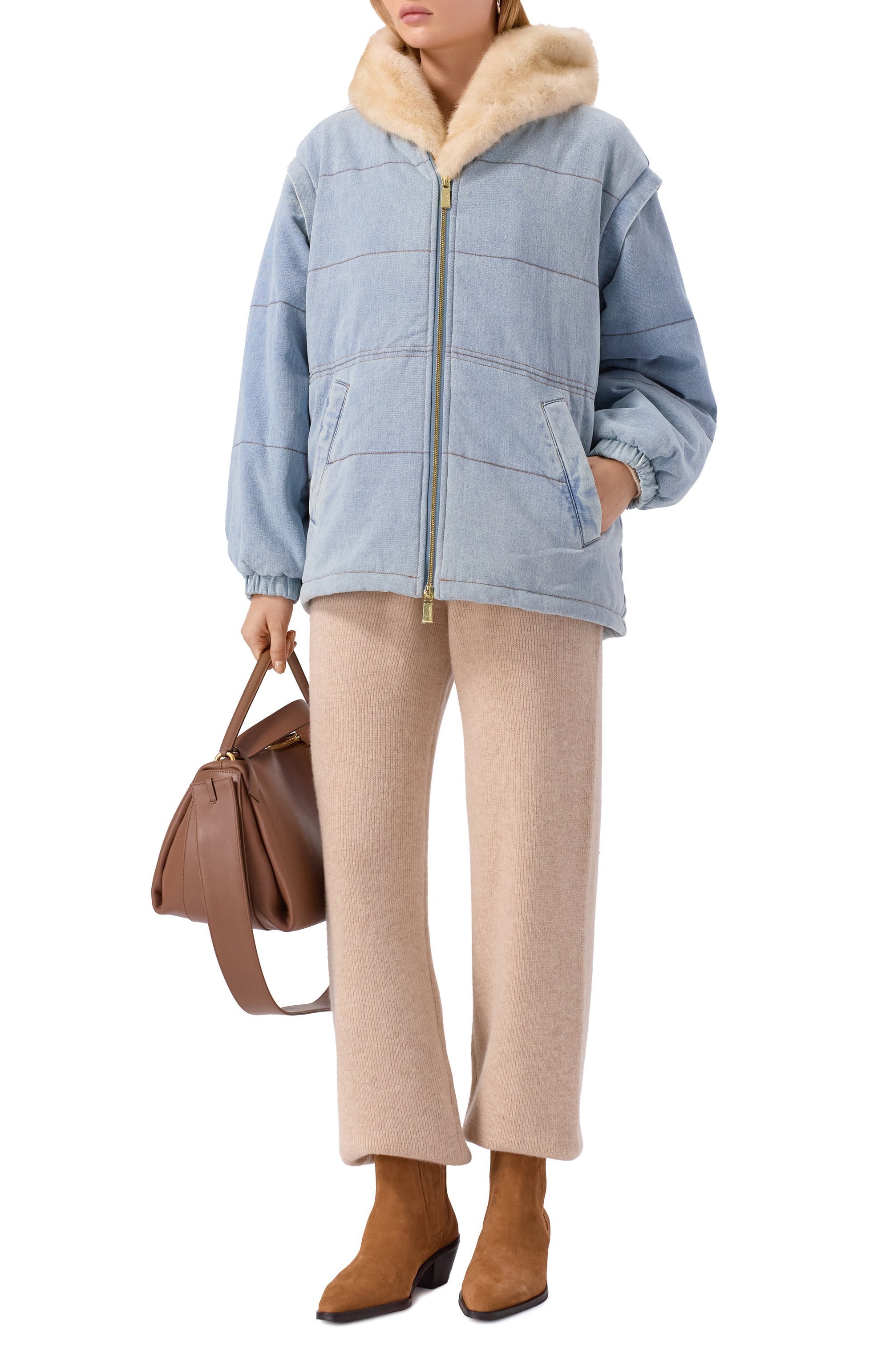 Джинсовый пуховик MAX AND MOI, арт. H25DEVA, фото 2